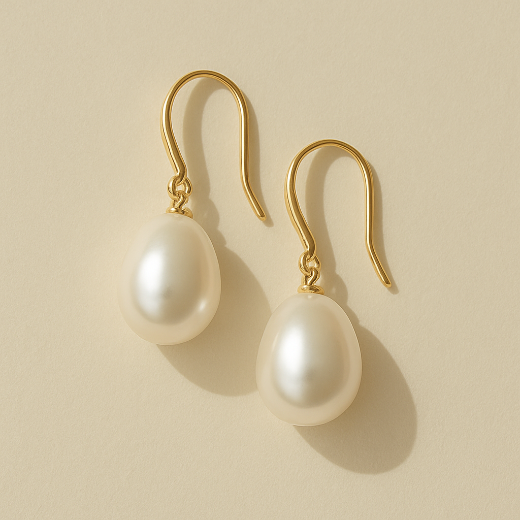 Aretes Gota de Perla