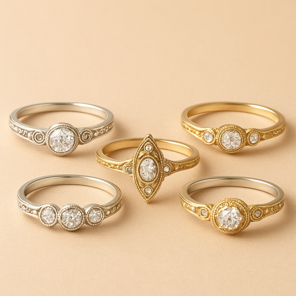 Set de Anillos Vintage
